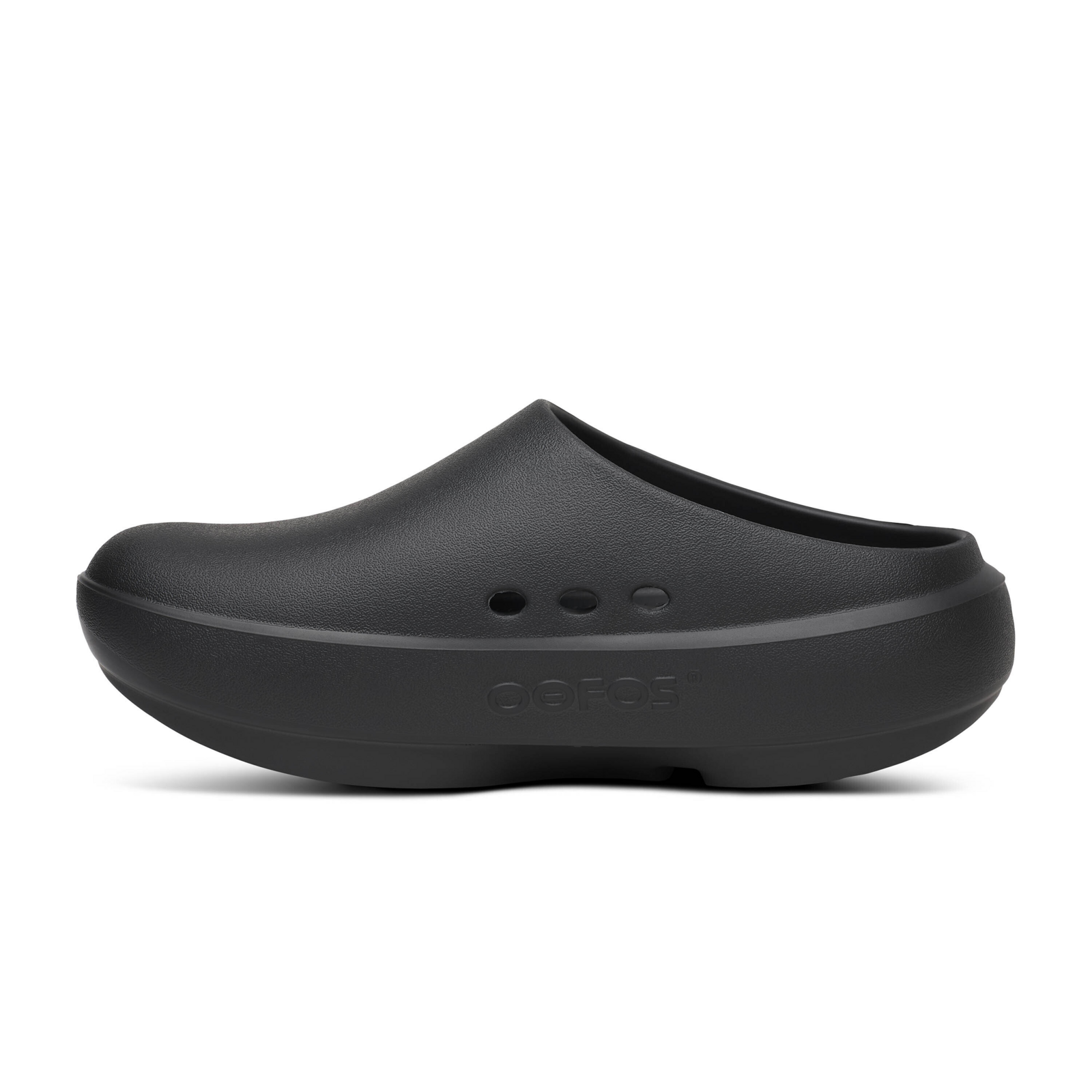 Oofos OOcloog+ in SCHWARZ