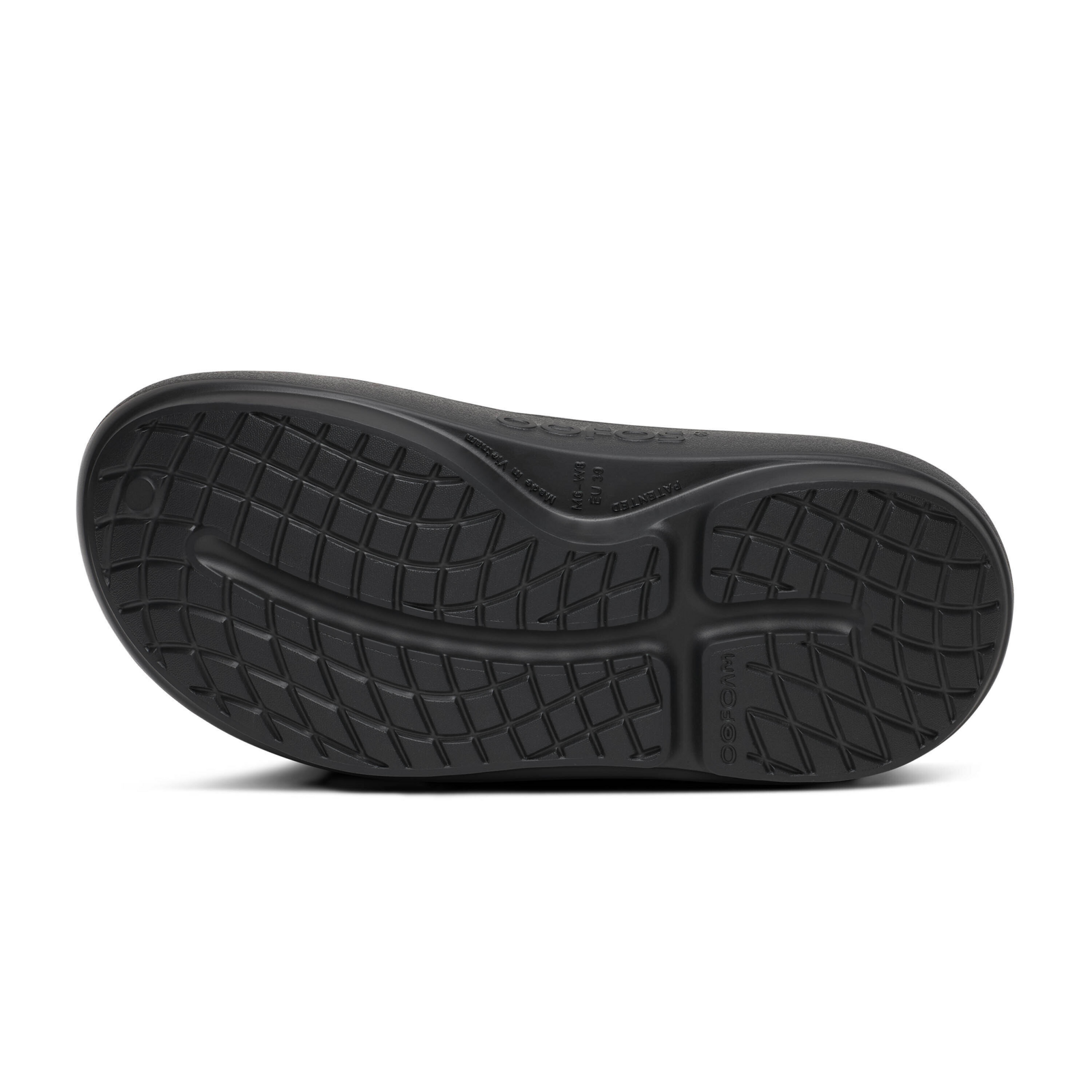 Oofos OOcloog+ in SCHWARZ