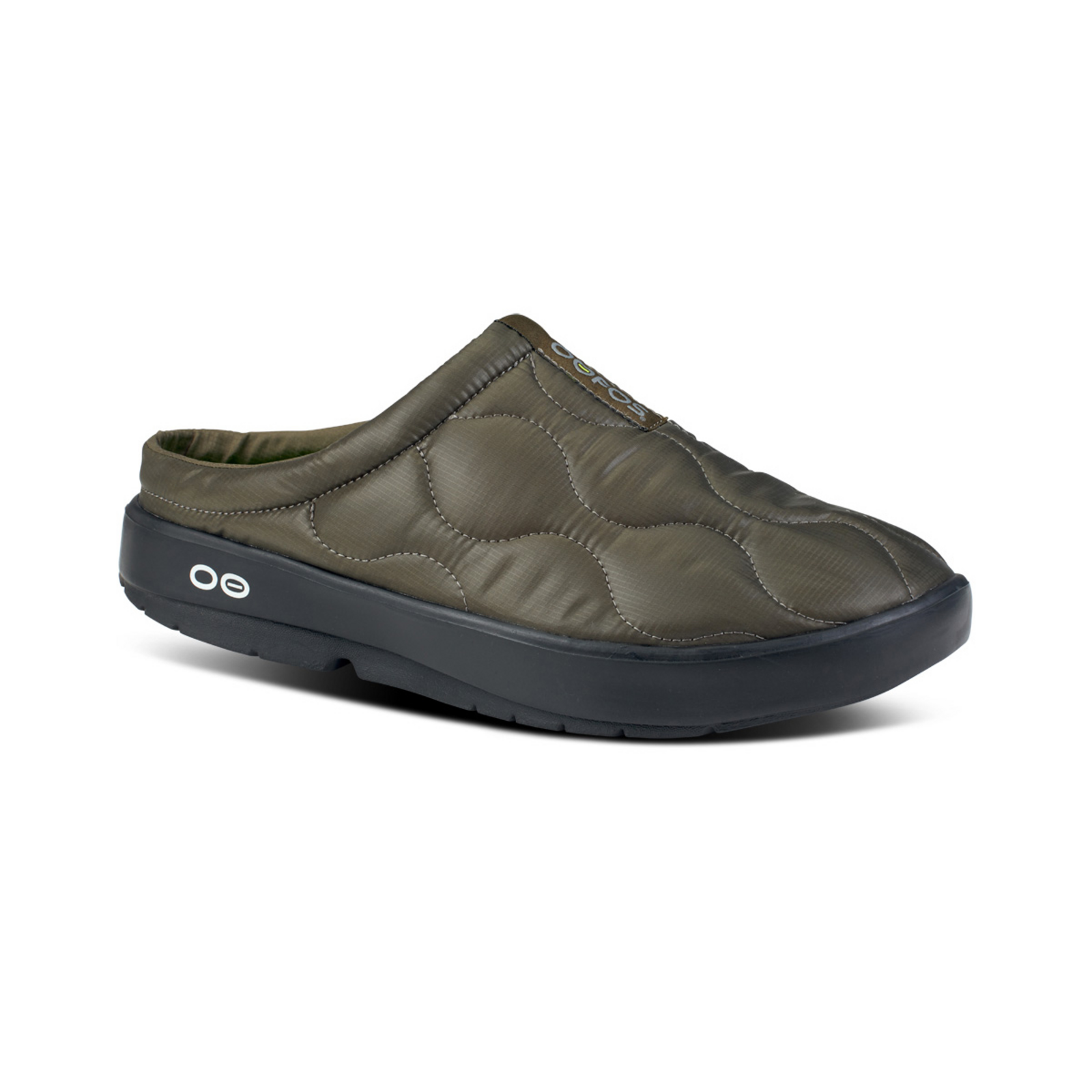 Oofos M OOcoozie Thermo Mule in GRÜN