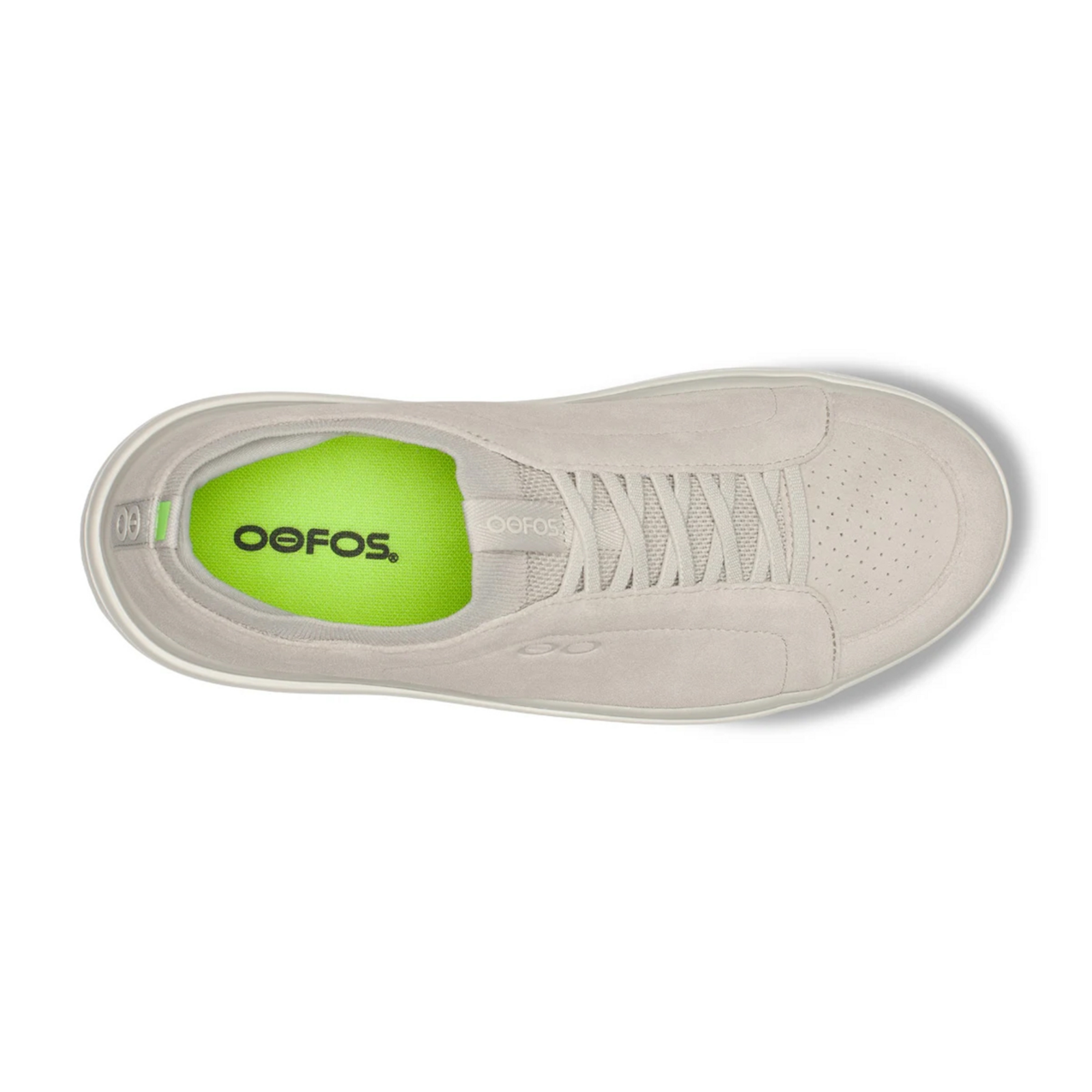 Oofos M Suede OOmg+ Club in BEIGE