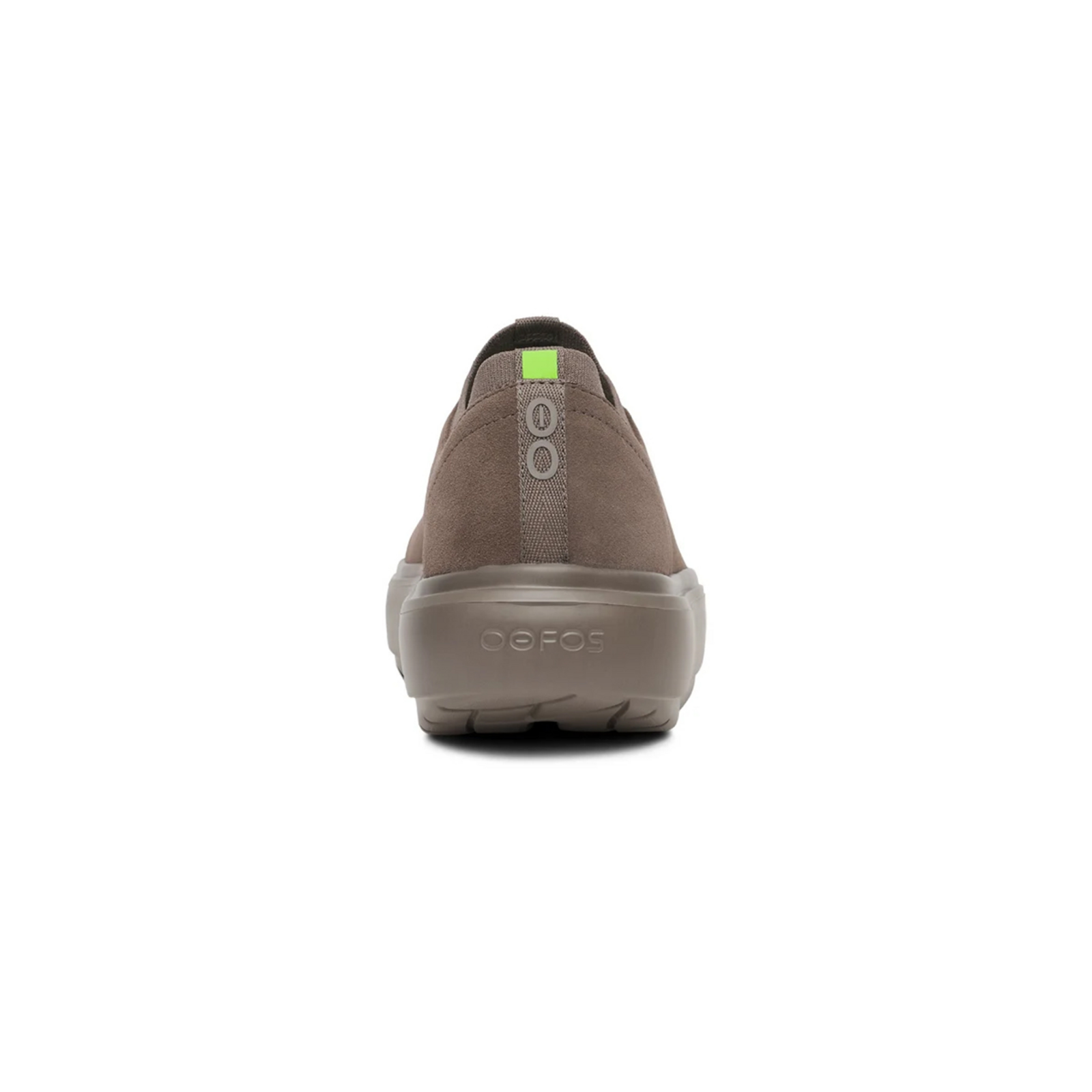 Oofos M Suede OOmg+ Club in BRAUN
